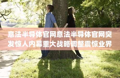 意法半导体官网意法半导体官网突发惊人内幕重大战略调整震惊业界