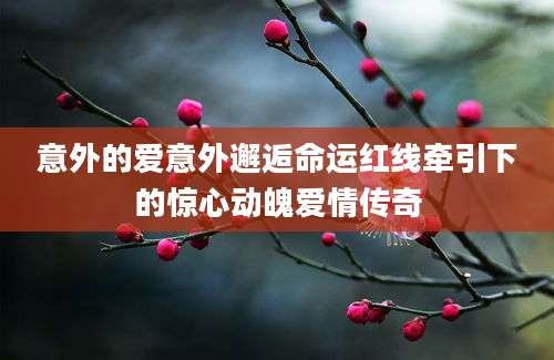 意外的爱意外邂逅命运红线牵引下的惊心动魄爱情传奇