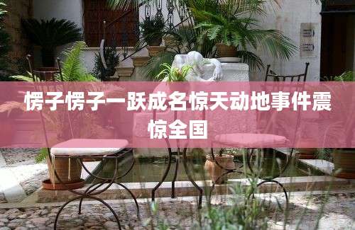 愣子愣子一跃成名惊天动地事件震惊全国