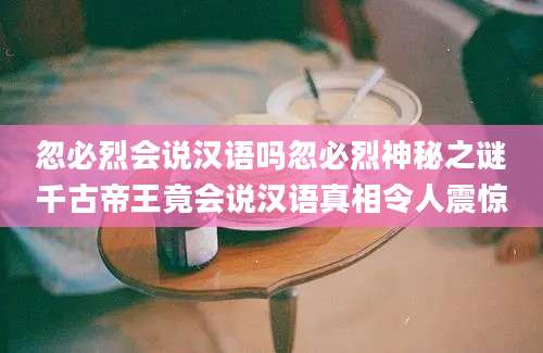 忽必烈会说汉语吗忽必烈神秘之谜千古帝王竟会说汉语真相令人震惊