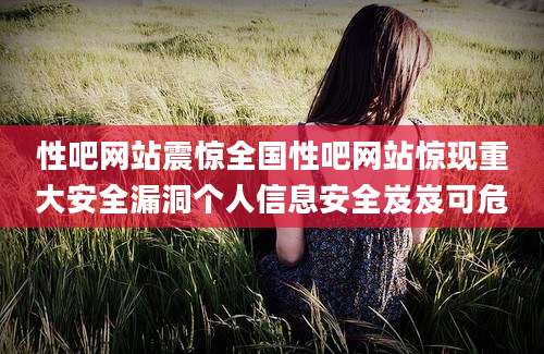 性吧网站震惊全国性吧网站惊现重大安全漏洞个人信息安全岌岌可危