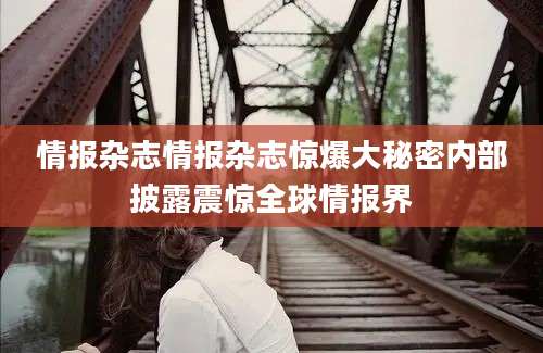 情报杂志情报杂志惊爆大秘密内部披露震惊全球情报界