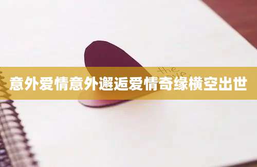 意外爱情意外邂逅爱情奇缘横空出世