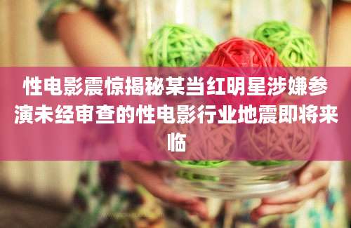 性电影震惊揭秘某当红明星涉嫌参演未经审查的性电影行业地震即将来临