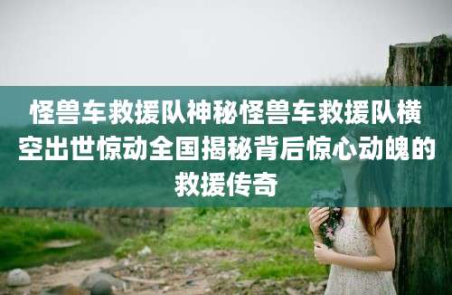 怪兽车救援队神秘怪兽车救援队横空出世惊动全国揭秘背后惊心动魄的救援传奇