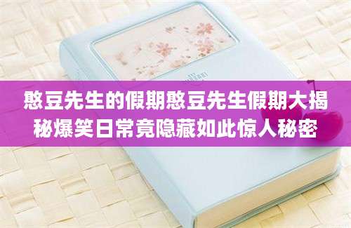 憨豆先生的假期憨豆先生假期大揭秘爆笑日常竟隐藏如此惊人秘密
