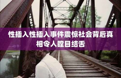 性插入性插入事件震惊社会背后真相令人瞠目结舌